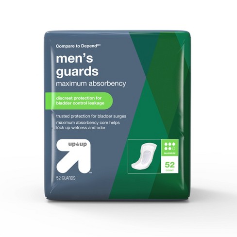 Equate Assurance Men's Guards Maximum Absorbency One Size Fits All 52 Count