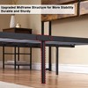 Alkmaar Metal Platform Bed Frame with Storage Bedside, Rustic Vintage Wood Headboard, Mattress Foundation, Strong Metal Slats Support - 4 of 4
