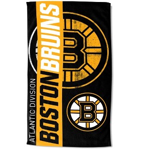 NHL Boston Bruins Diamonte Oversized Beach Towel - 1 of 4