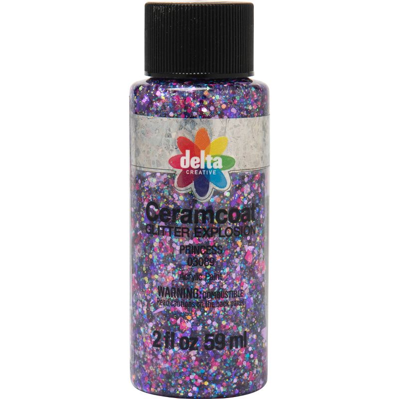 Delta Ceramcoat Glitter Explosion Acrylic Paint (2oz), 1 of 11