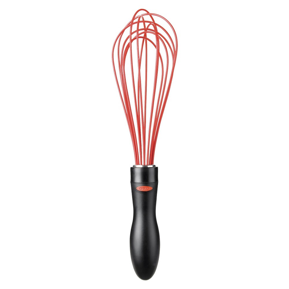 Photos - Whisk Oxo Silicone  - Black/Red 