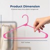 SereneLife Slim Plastic Hangers - 2 of 4