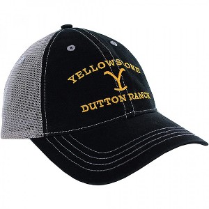 Adult Yellowstone Dutton Ranch Logo Adjustable Trucker Hat - 1 of 3