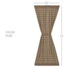 Sawyer Mill Charcoal Plaid Door Panel   VHC Brands - 2 of 4