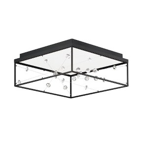 ET2 Lighting Entanglement 1 - Light Flush Mount in  Black - 1 of 3