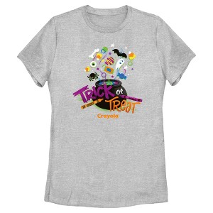 Women's Crayola Trick Or Treat T-Shirt - 1 of 4