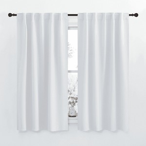 NICETOWN Backtab & Rod Pocket Blackout Thermal Curtain Panels, Set of 2 - 1 of 4