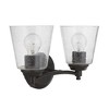 Craftmade Lighting Tyler 2 - Light Vanity in  Flat Black - 2 of 4
