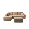 XIZZI Modular Sectional Sofa Couch, L/U-Shape Upholstered Couch, Modern Minimalist Couches for Living Room, Free Combination Deep Seat Corner Couch - 2 of 4