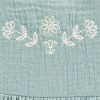 Carter's Just One You®️ Baby Girls' Embroidered Gauze Jumpsuit - Green/White - 3 of 3