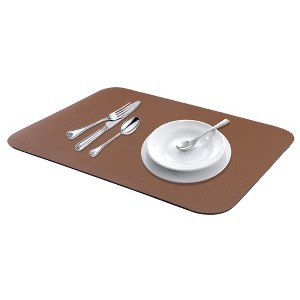 REGALWOVEN Large Diatomaceous Stone Dish Drying Quick Dry Coffee Bar Mats for Countertop Dishes Cups - 1 of 4