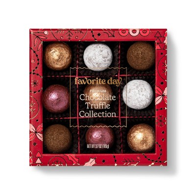 Holiday Cheer Velvety Chocolate Truffle Collection - 3.7oz - Favorite Day™