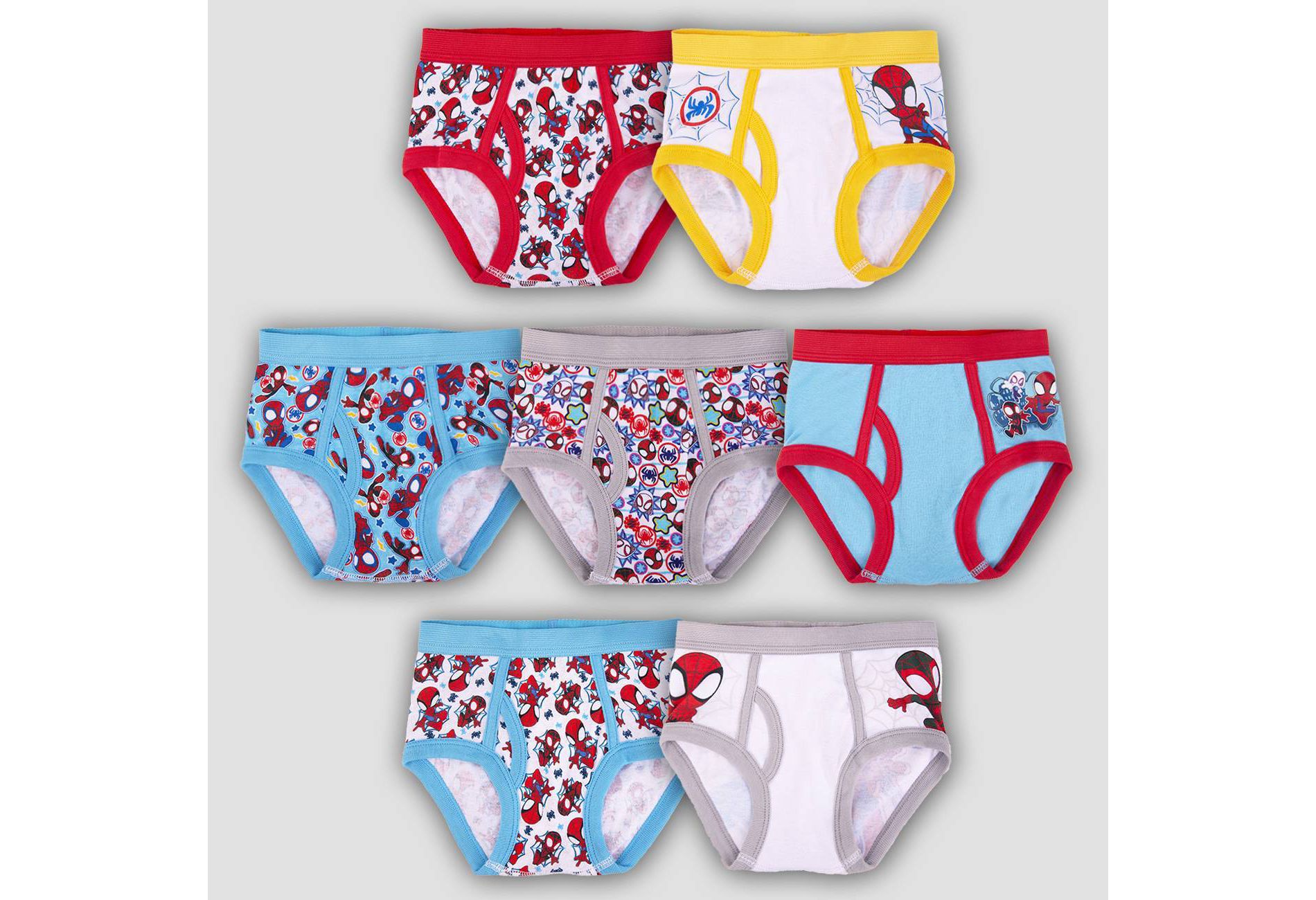 Toddler Boys' Marvel Spider-Man 7pk Underwear