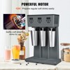 VEVOR Milkshake Maker, 375W x 3 Electric Milkshake Machine, Commercial Triple Heads Drink Mixer Blender, Intelligent Microswitch, Gray - 3 of 4