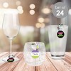 Big Dot of Happiness Through the Decades - 50s, 60s, 70s, 80s, and 90s Party Paper Beverage Markers for Glasses - Drink Tags - Set of 24 - 2 of 4