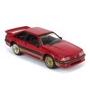 1/64 1988 Ford Mustang SLN w/ Gold Decals & Rims RED Greenlight LE /1536 51530-A - 2 of 4