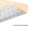 Unique Bargains Memory Foam Non-slip Ultra Absorbent Easy To Clean Bath Mat 2 Pcs - 4 of 4