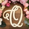 Unfinished Wood Letters, 13" Large Wooden Alphabet Letter for Crafts, Wall Décor - 2 of 4