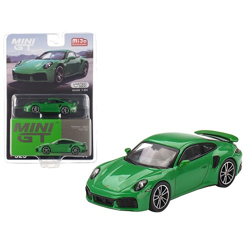 Diecast Porsche 911 Turbo S LHD python green Mini GT 1/64 – Motors  Miniatures