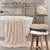 Brown Microfiber Bath Towels, 27x54, Soft, Absorbent, Quick Dry for Body, Sport, Yoga, Spa. - 2 of 4