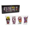 Silver Buffalo Disney Nightmare Before Christmas Jack & Sally 16-Ounce Pint Glasses | Set of 4 - 2 of 4