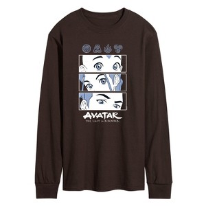 Men's - Avatar: The Last Airbender - Airbenders Long Sleeve Graphic T-Shirt - 1 of 3