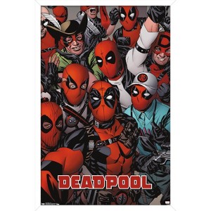 Trends International Marvel Comics - Deadpool - Faces Framed Wall Poster Prints - 1 of 4