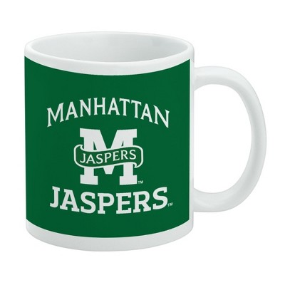 Manhattan College Jaspers Logo Ceramic Coffee Mug Novelty Gift Mugs for Coffee Tea and Hot Drinks 11oz White