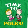 Men's - Peanuts - Sally and Linus Oktoberfest Time To Polka Short Sleeve Graphic T-Shirt - 2 of 4