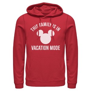 Men's Mickey & Friends This Family Is in Vacation Mode Pull Over Hoodie - 1 of 4