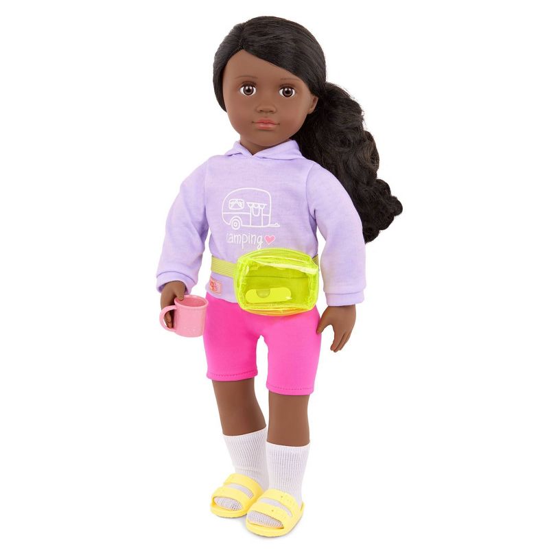 Our Generation Elissa 18&#39;&#39; Camping Doll &#38; Accessories Set, 3 of 7