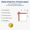 Avery Labels, 3" x 3", Gold-Red Gift Bow, Matte, 60ct - 2 of 4