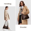 Generic Slouchy Hobo Bags Leather Shoulder Bag Everyday Purse Vintage Slouchy Bag Hobo Purse - 3 of 4