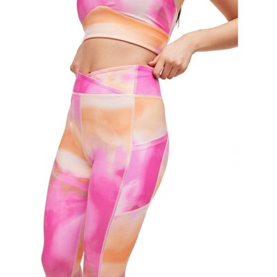 Adore Me Women's Lotus Crossover Legging Activewear Xl / Sahara