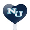 Northwood University Primary Logo Heart Love Cupcake Picks Toppers Decoration Set of 6 - 2 of 4