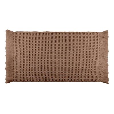 Lavish Home 2PC Waffle Bath Mat Set