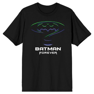 Batman Forever Movie Logo Men's Black T-Shirt - 1 of 1