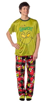 Dr. Seuss How the Grinch Stole Christmas Lights Sleep Pajama Set (10)