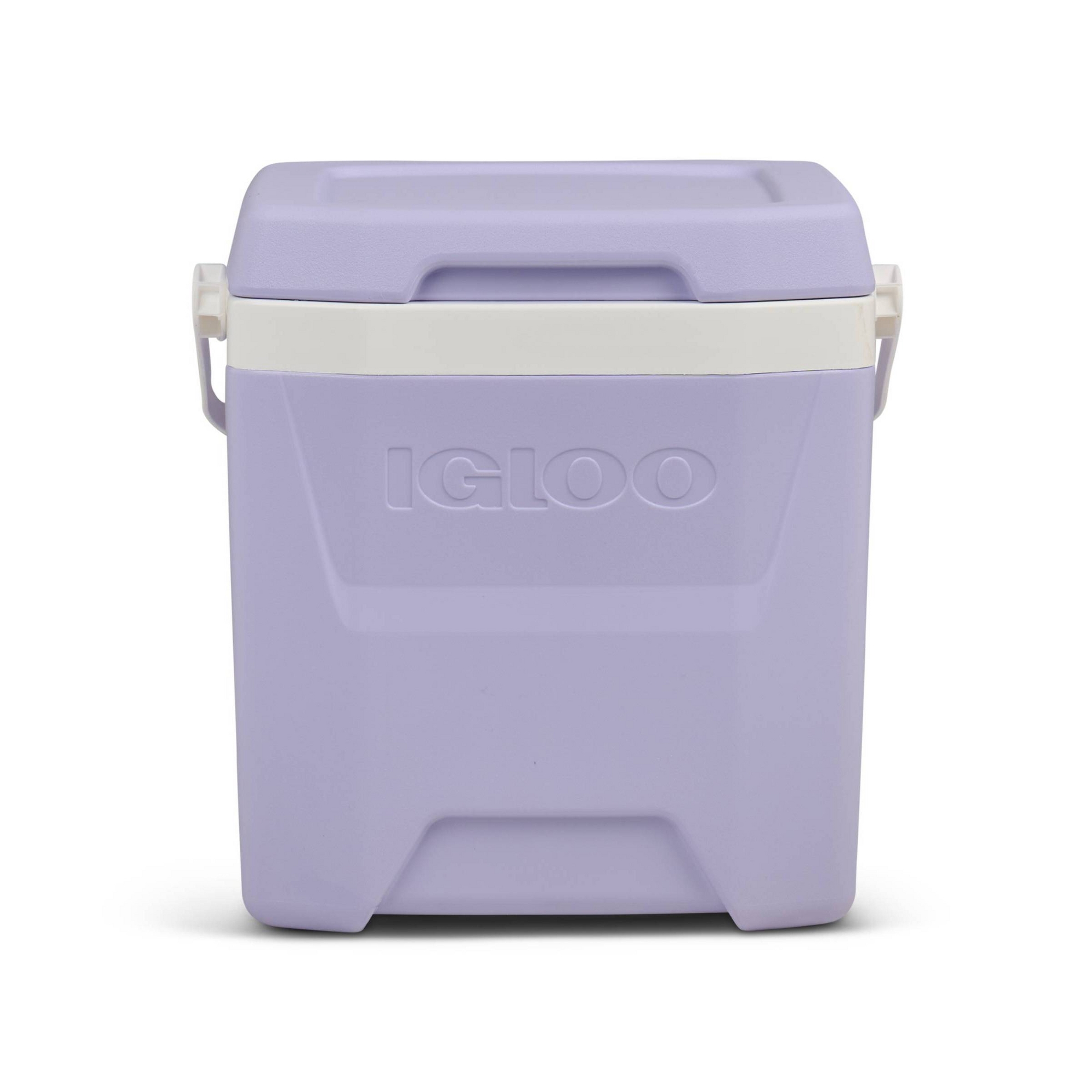 Igloo 18 Cans/12qt Hard-Sided Coolers - Lilac Breeze: Odor & Stain-Resistant Polyethylene