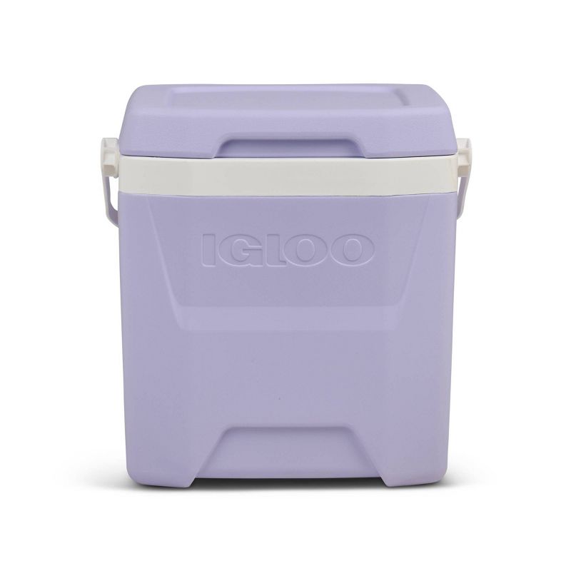 Igloo 18 Cans/12qt Hard-Sided Coolers - Lilac Breeze: Odor & Stain-Resistant Polyethylene