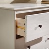 Saracina Home Stiva Classic Mid Century Modern Horizontal 6 Drawer Dresser White - 4 of 4