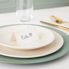 Best Paper Greetings 100 Pack Place Cards for Table Setting - Blank Name Cards for Wedding, Banquets, Gold Polka Dot 3.5 x 2 In - 3 of 4