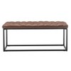 42" Rectangle Bench with Black Metal Base - WOVENBYRD - 3 of 4