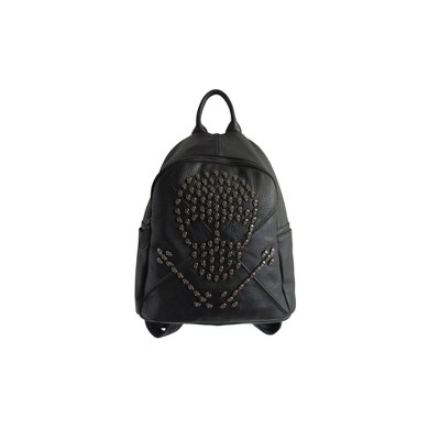 Amerileather Joreah Black Leather Backpack (1941-0)
