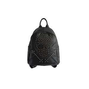 Amerileather Joreah Black Leather Backpack (1941-0) - 1 of 1