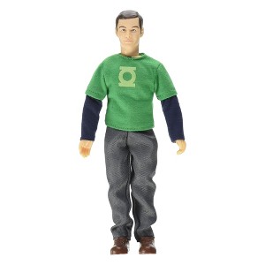 Bif Bang Pow Big Bang Theory Sheldon (Green Lantern/ Superman) Retro Clothed 8" Figure - 1 of 4