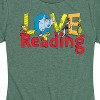 Women's - Dr. Seuss - The Cat In The Hat Book Cover Love Reading Short Sleeve Graphic T-Shirt - 2 of 4