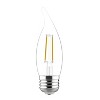 GE 2pk 4W 40W Equivalent Relax LED HD Decorative Light Bulbs Soft White: Dimmable, Energy Star, E26 Base, 2700K, 300 Lumens - 3 of 4