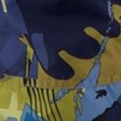 navy print
