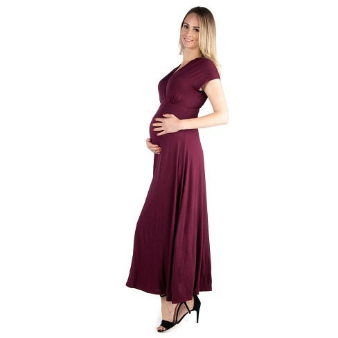 Short Sleeve Smocked Maxi Maternity Dress - Isabel Maternity By Ingrid &  Isabel™ : Target